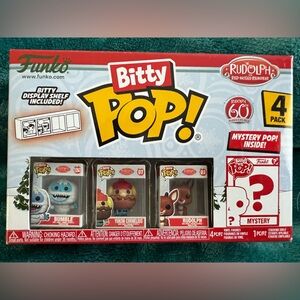 Bitty Pop-4 pack Rudolph Series